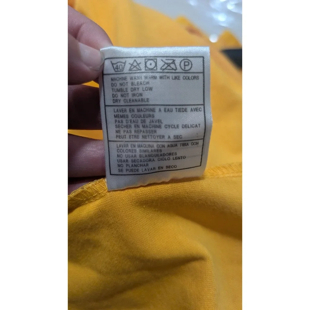 Vintage Nike NFL Pro Line Pittsburgh Steelers Long Sleeve Shirt yellow Mens XL